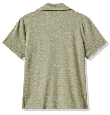 Travis Mathew Skyloft Light polo da donna, heather oil green