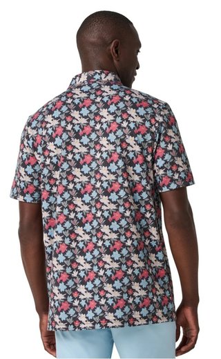 Travis Mathew Featherweight Fairway Fit polo da uomo, nero