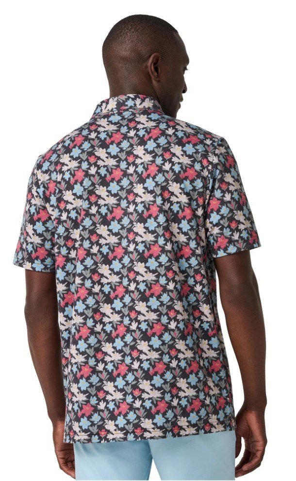 Travis Mathew Featherweight Fairway Fit polo da uomo, nero