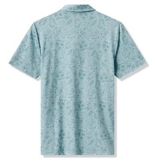Travis Mathew Featherweight Paradise polo da uomo, forget me not