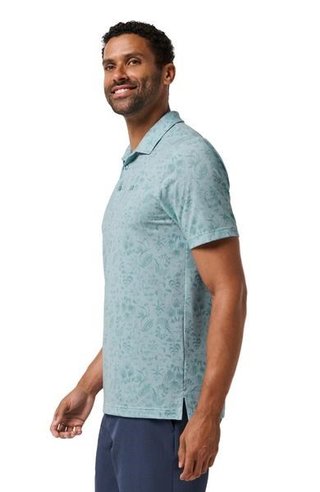 Travis Mathew Featherweight Paradise polo da uomo, forget me not