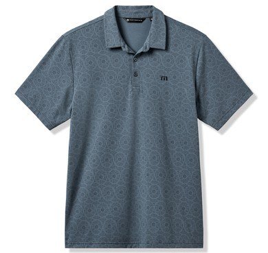 Travis Mathew Free Passage polo da uomo, bering sea