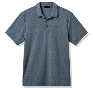 Travis Mathew Free Passage polo da uomo, bering sea