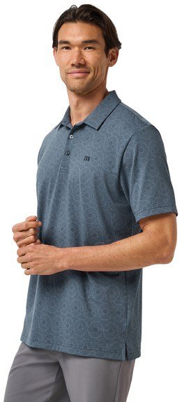 Travis Mathew Free Passage polo da uomo, bering sea