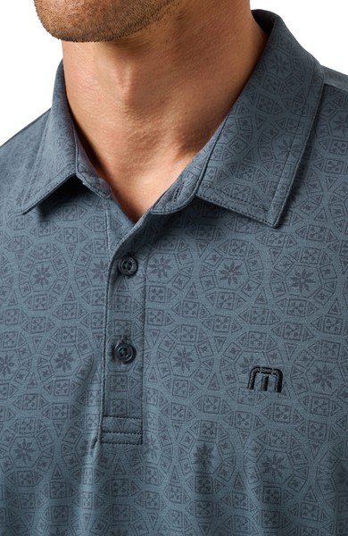 Travis Mathew Free Passage polo da uomo, bering sea