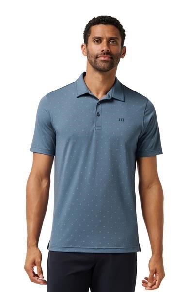 Travis Mathew Performance Jersey Wave polo da uomo, bering sea