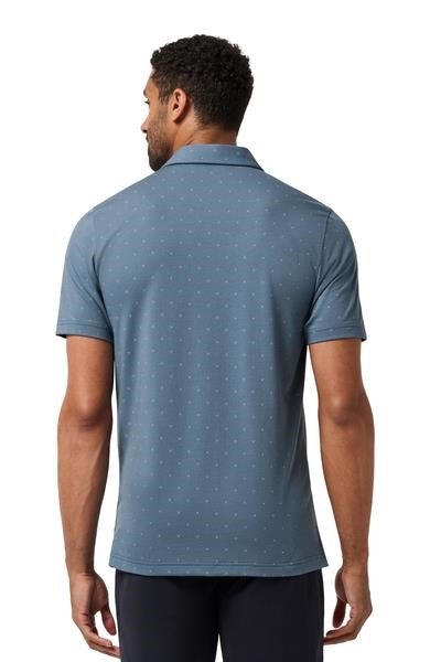 Travis Mathew Performance Jersey Wave polo da uomo, bering sea