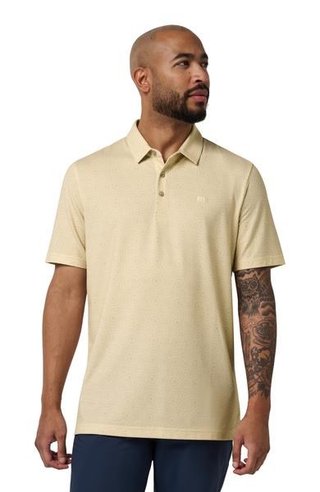 Travis Mathew Featherweight Views polo da uomo, pear sorbet