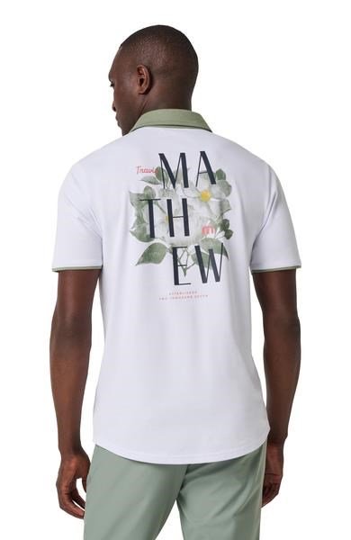 Travis Mathew AB Energy polo da uomo, bianco