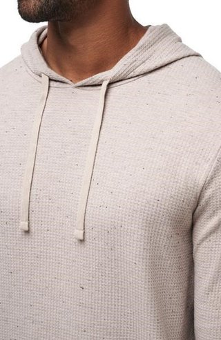 Travis Mathew Cloud Wafle felpa uomo, oxford tan