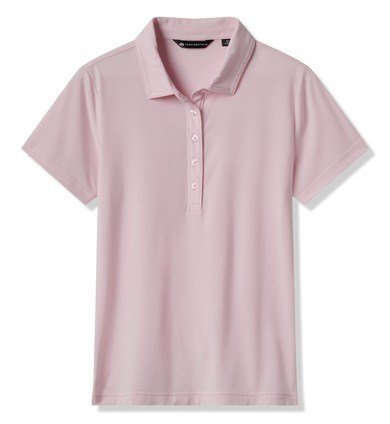 Travis Mathew Heater polo da donna, lilac snow