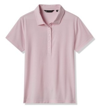 Travis Mathew Heater polo da donna, lilac snow