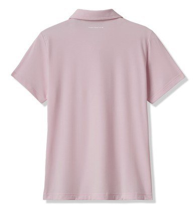 Travis Mathew Heater polo da donna, lilac snow