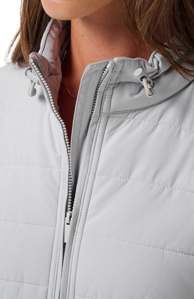 Travis Mathew Skyloft Soft Espresso Martini giacca da donna, heather light grey