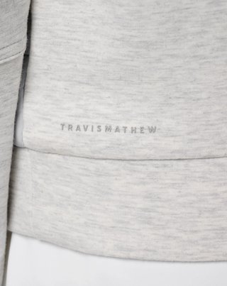 Travis Mathew Skyloft Soft Espresso Martini giacca da donna, heather light grey
