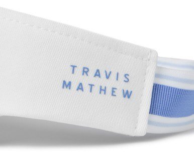 Travis Mathew Pathfinder visiera da donna, bianca