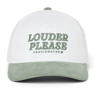 Travis Mathew Louder Please cappellino da uomo, bianco