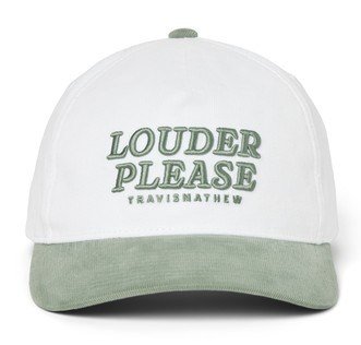 Travis Mathew Louder Please cappellino da uomo, bianco