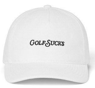 Travis Mathew Golf Sucks cappellino da uomo, bianco