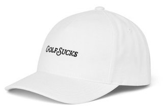 Travis Mathew Golf Sucks cappellino da uomo, bianco