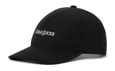 Travis Mathew Golf Sucks cappellino da uomo, nero