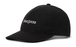 Travis Mathew Golf Sucks cappellino da uomo, nero