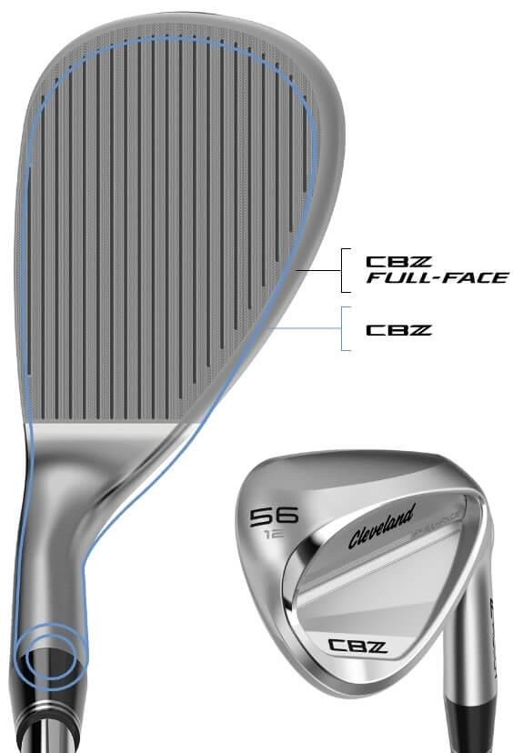 Cleveland CBZ Tour Satin Full Face wedge, grafite