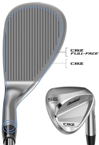 Cleveland CBZ Tour Satin Full Face wedge, acciaio