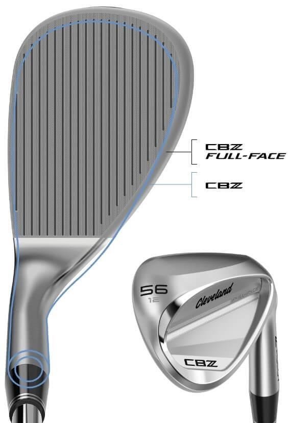 Cleveland CBZ Tour Satin Full Face wedge, acciaio