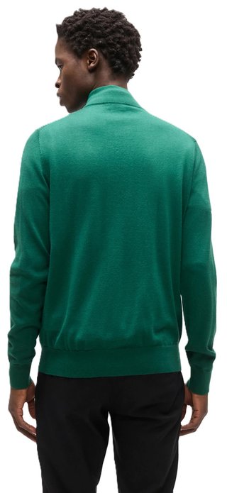 Callaway 1/4 Zip Mock maglione da uomo, deep galapagos green