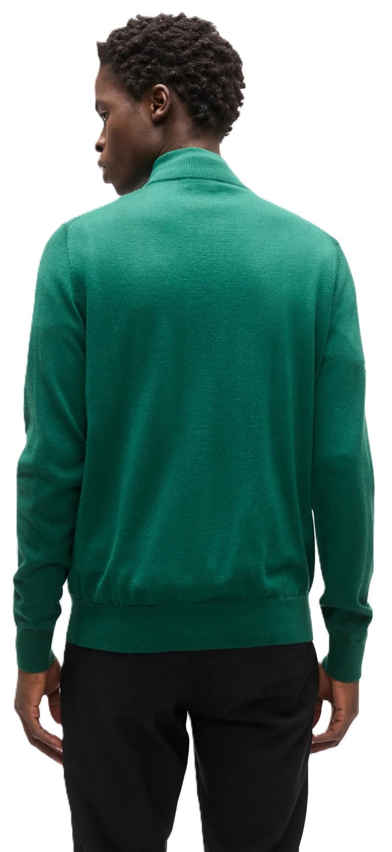 Callaway 1/4 Zip Mock maglione da uomo, deep galapagos green
