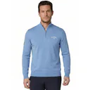 Callaway 1/4 Zip Mock maglione da uomo, vista blue