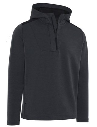 Callaway Soft Touch 1/4 Zip Premium felpa da uomo, black heather