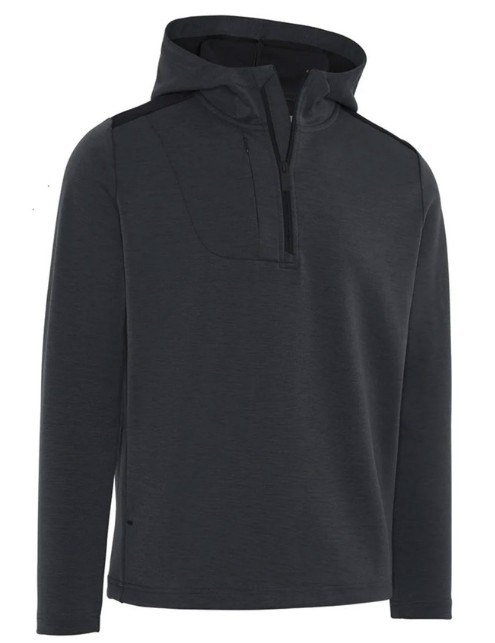 Callaway Soft Touch 1/4 Zip Premium felpa da uomo, black heather