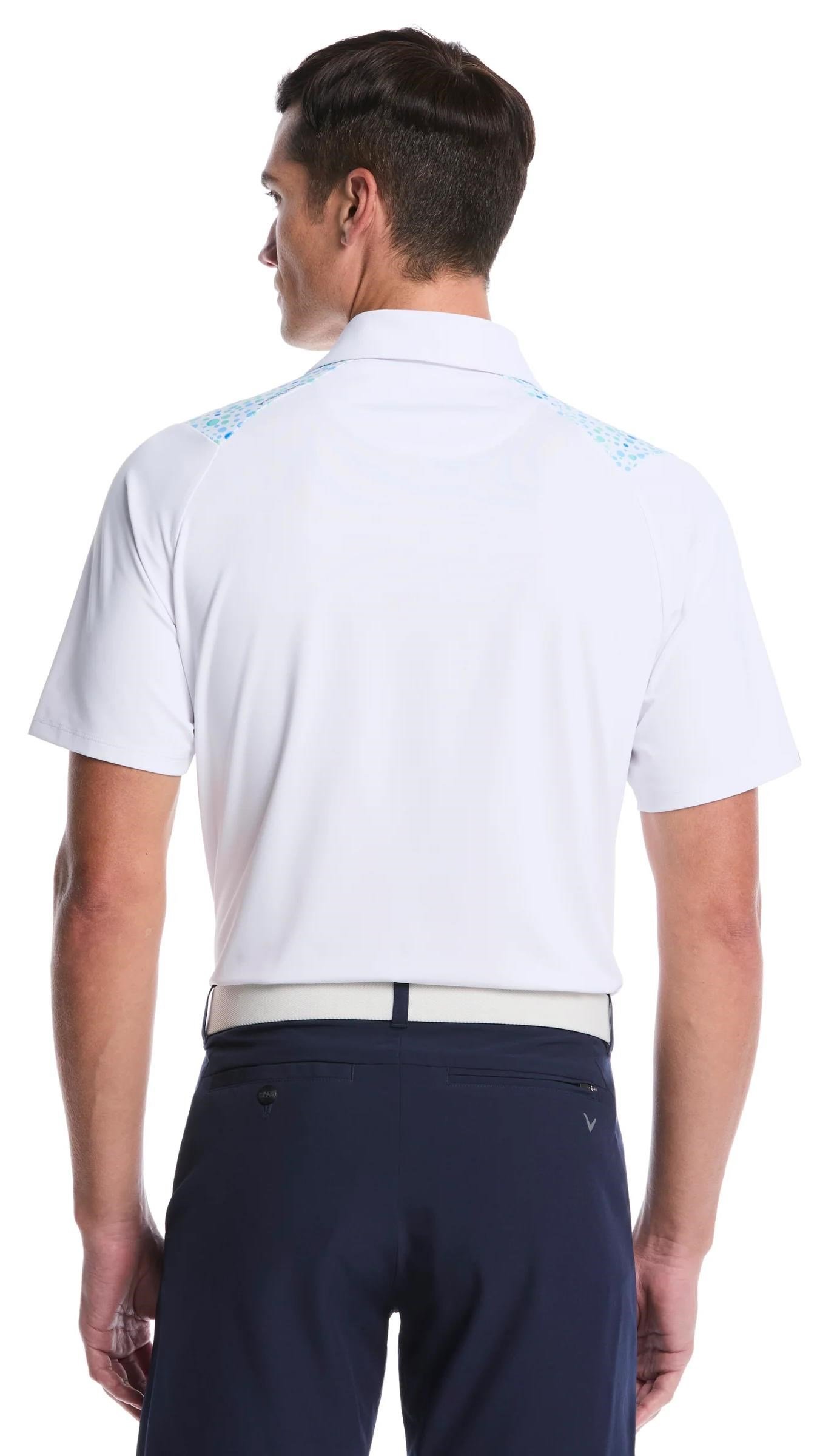 Callaway Driving Range Engineered Print polo da uomo, bright white