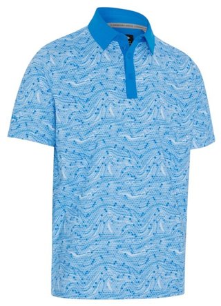 Callaway Hex Marble polo uomo, brilliant blue