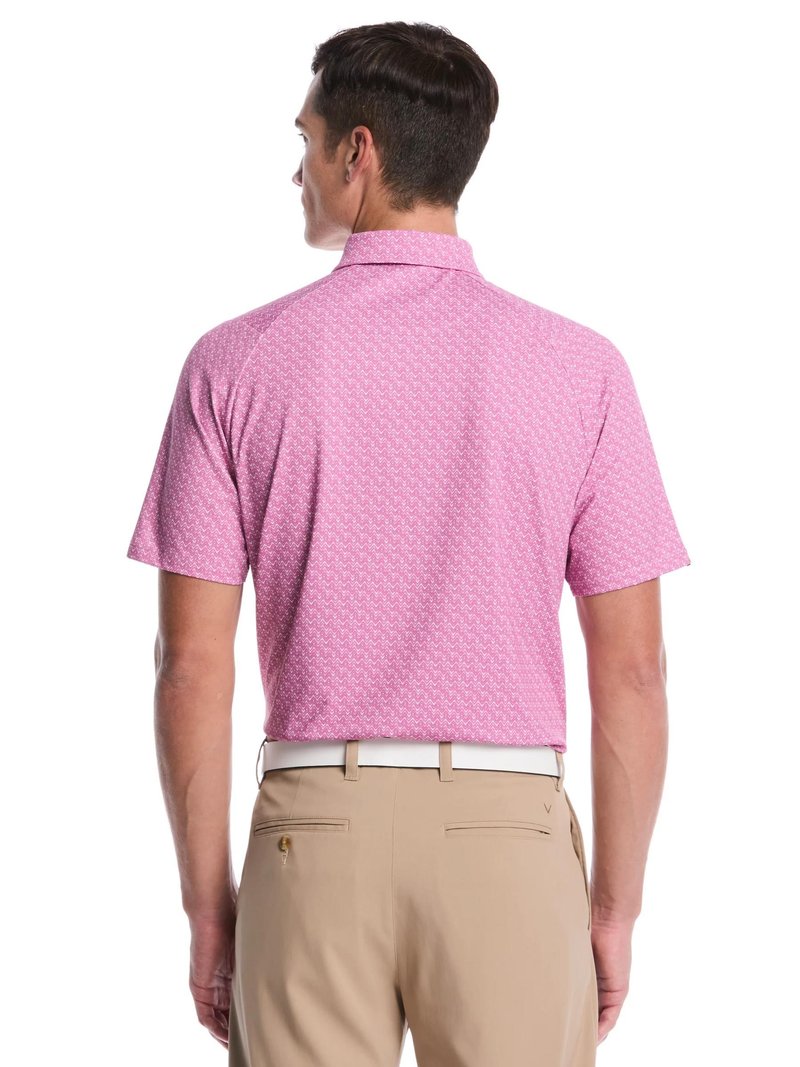 Callaway Timeless Chev polo da uomo, rose boquet