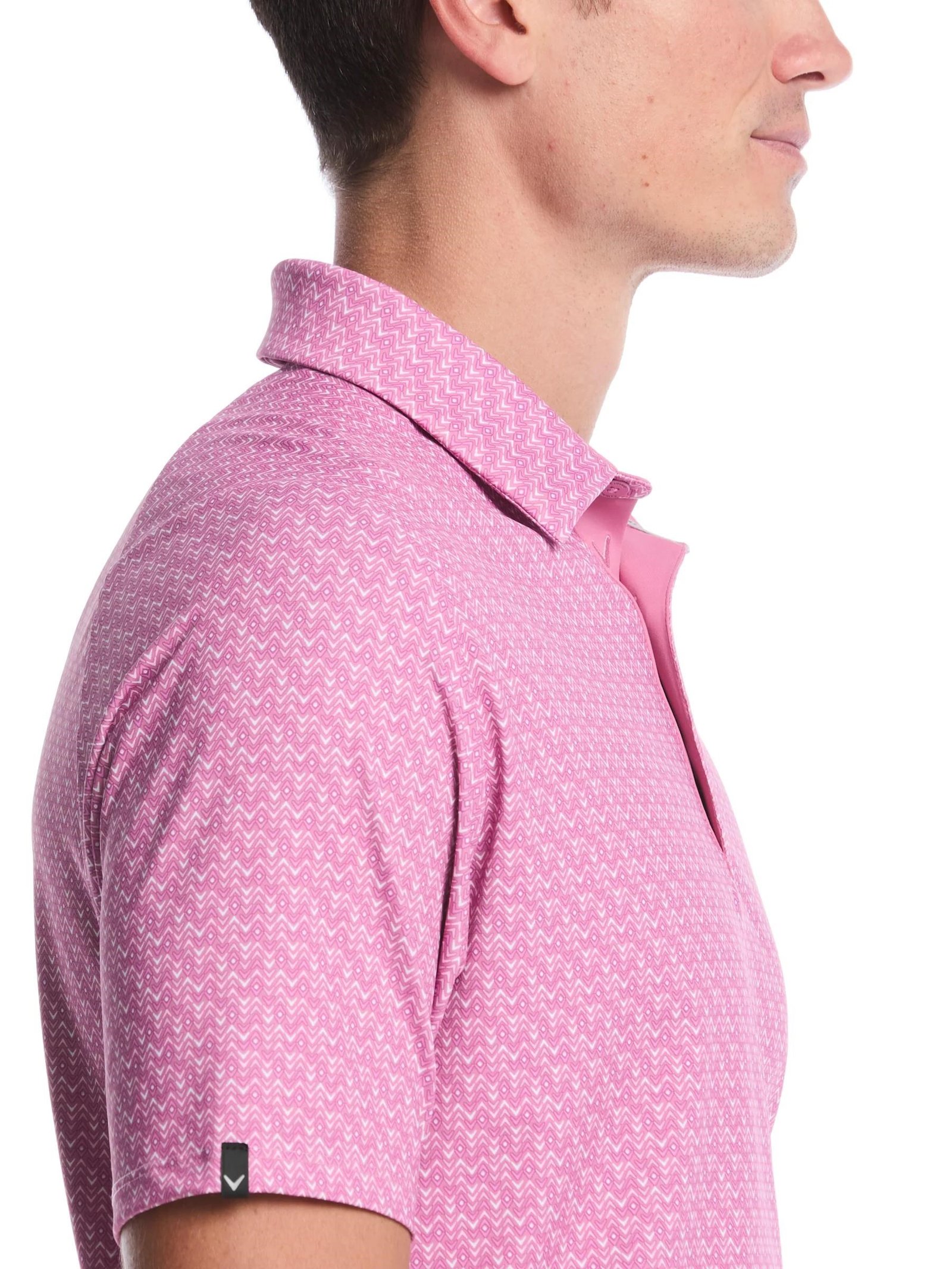 Callaway Timeless Chev polo da uomo, rose boquet