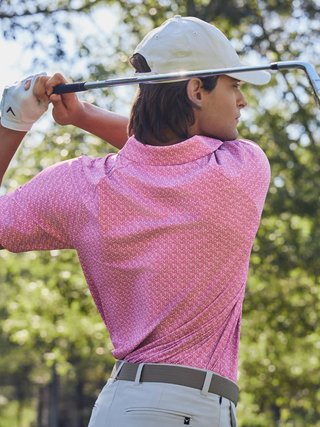 Callaway Timeless Chev polo da uomo, rose boquet