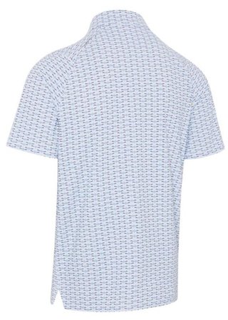 Callaway Albatross Geo Print polo da uomo, bright white