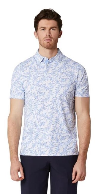 Callaway Chev Botanical polo da uomo, vista blue