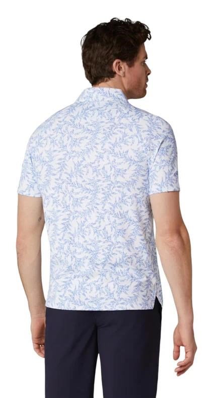 Callaway Chev Botanical polo da uomo, vista blue