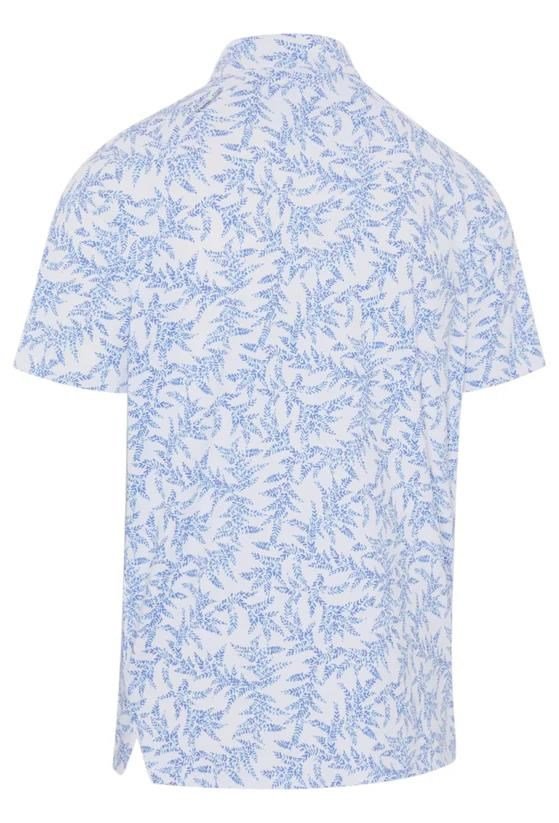 Callaway Chev Botanical polo da uomo, vista blue