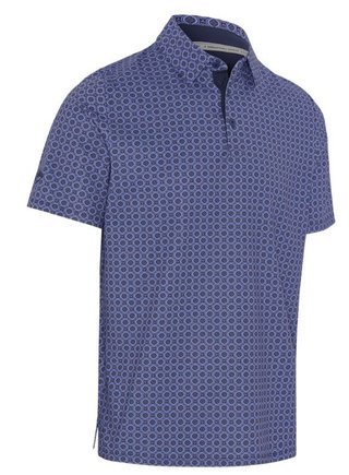 Callaway Club Print polo da uomo, peacoat