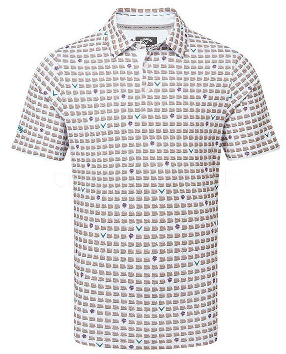 Callaway One Pimento polo uomo, bright white