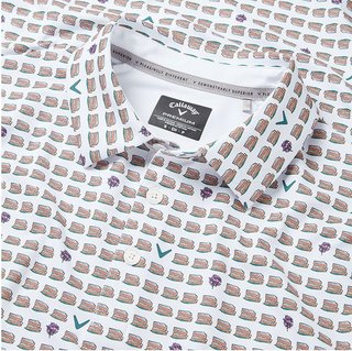 Callaway One Pimento polo uomo, bright white