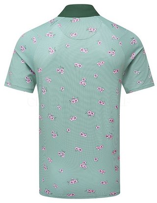 Callaway Azalea Gingham polo uomo, galapagos green