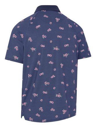 Callaway Azalea Gingham polo da uomo, peacoat