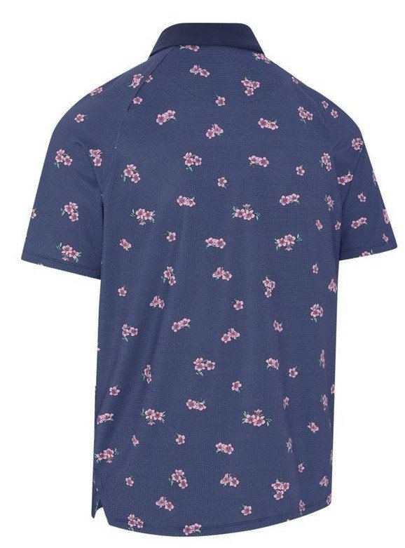 Callaway Azalea Gingham polo da uomo, peacoat