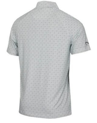 Callaway Foulard Printed polo da uomo, bright white
